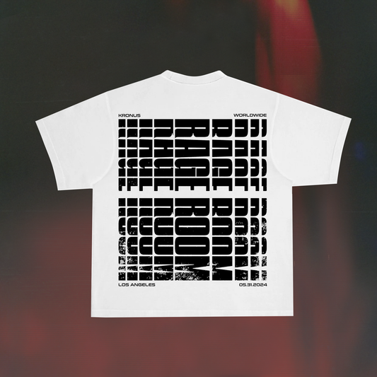 RR24 Oversized Tee - White